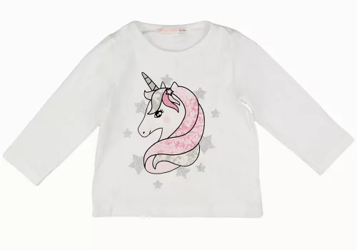 3 részes unikornisos szoknyás baba szett