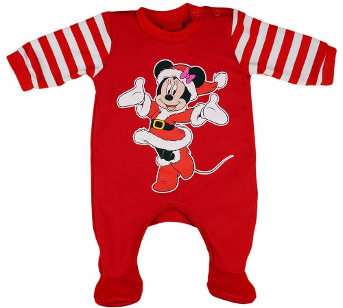 Disney Minnie karácsonyi hosszú ujjú rugdalózó