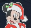 Disney Mickey karácsonyi belül bolyhos rugdalózó
