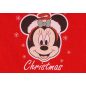 Disney Minnie karácsonyi belül bolyhos rugdalózó