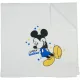 Textil tetra pelenka Mickey egér mintával 70x70cm fehér színben