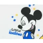 Textil tetra pelenka Mickey egér mintával 70x70cm fehér színben