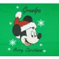 Disney Mickey karácsonyi férfi póló nagypapáknak