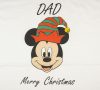 Disney Mickey karácsonyi feliratos póló apáknak