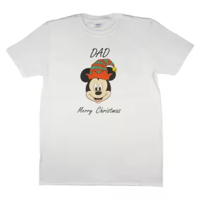 Disney Mickey karácsonyi feliratos póló apáknak