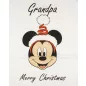 Disney Mickey karácsonyi feliratos póló nagypapáknak