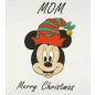 Disney Minnie karácsonyi feliratos póló anyukáknak