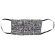 Kétrétegű karácsonyi textil szájmaszk orrmerevítővel