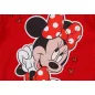 Disney Minnie szívecskés hosszú ujjú baba body piros