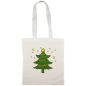 Karácsonyi színezhető karácsonyfás vászontáska