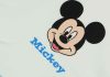 Kapucnis frottír törölköző Mickey egér mintával 100x100 cm