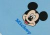 Kapucnis frottír törölköző Mickey egér mintával 100x100 cm