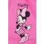 Fodros ujjú kislány nyári ruha Minnie egér mintával