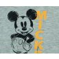 Kétrészes kisfiú pizsama Mickey egér mintával szürke és sárga színben