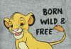 Disney The Lion King/Az oroszlánkirály hosszú ujjú baba body szürke