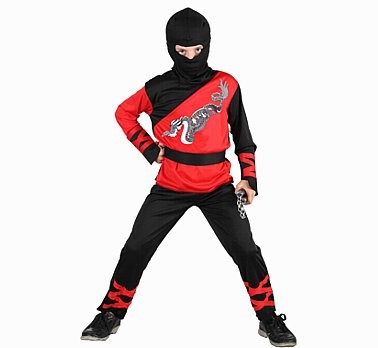 Ninja jelmez 110-120 cm