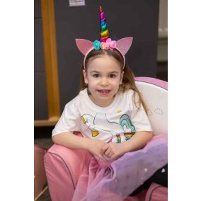 Unikornis fejpánt - rózsaszín