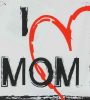 "I LOVE MY MOM" feliratos rövid ujjú baba body fehér