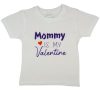 "Mommy is my Valentine" feliratos valentin napi fiú póló