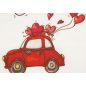 Autós valentin napi női póló
