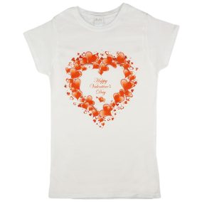 Szívecskék valentin napi női póló