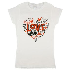 "Love" feliratos valentin napi női póló
