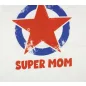 "Super mom" feliratos női póló