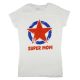 "Super mom" feliratos női póló