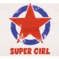 "Super girl" feliratos lányka póló