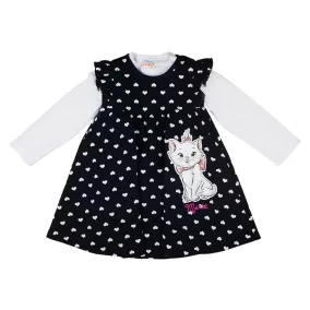 2 részes baba szett Marie cica mintával