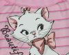 Ujjatlan kislány baba body fodros nyakkal Marie cicával rózsaszín színben