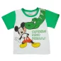 2 részes kisfiú pamut nyári szett Mickey egér mintával zöld és fehér színben