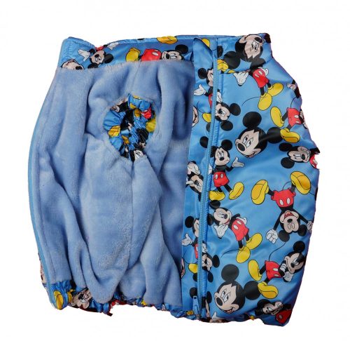 Bélelt vízlepergetős kisfiú mellény Mickey egér mintával
