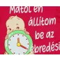 Feliratos rövid ujjú kislány baba body sötétpink színben