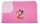 Pamut babatakaró - Minnie egér mintával 70x90cm pink színben