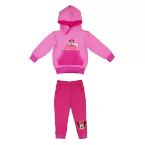 2 részes kislány szabadidő szett Minnie mintával pink színben