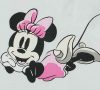 Rövid ujjú pöttyös kislány ruha Minnie mintával fehér és sötétkék színben