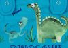 Ujjatlan kisfiú rugdalózó 2:1-ben méret dinó mintával kék színben