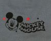 Vékony pamut kisfiú sapka Mickey egér mintával grafit színben