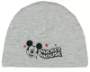 Vékony pamut kisfiú sapka Mickey egér mintával szürke színben