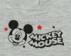 Vékony pamut kisfiú sapka Mickey egér mintával szürke színben