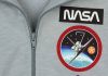 NASA cipzáras fiú pamut kardigán szürke színben
