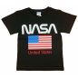 NASA rövid ujjú fiú póló fekete színben