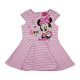 Rövid ujjú kislány nyári ruha Minnie egér mintával rózsaszín színben