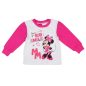 2 részes kislány pamut pizsama Minnie egér mintával pink színben