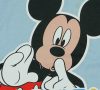2 részes kisfiú pamut nyári szett Mickey egér mintával világoskék színben