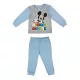 Kisfiú pamut pizsama Mickey egér mintával szürke színben
