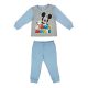 Kisfiú pamut pizsama Mickey egér mintával szürke színben