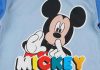 Kisfiú pamut pizsama Mickey egér mintával világoskék színben