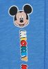 Vékony pamut kisfiú szabadidő nadrág Mickey egér mintával világoskék színben